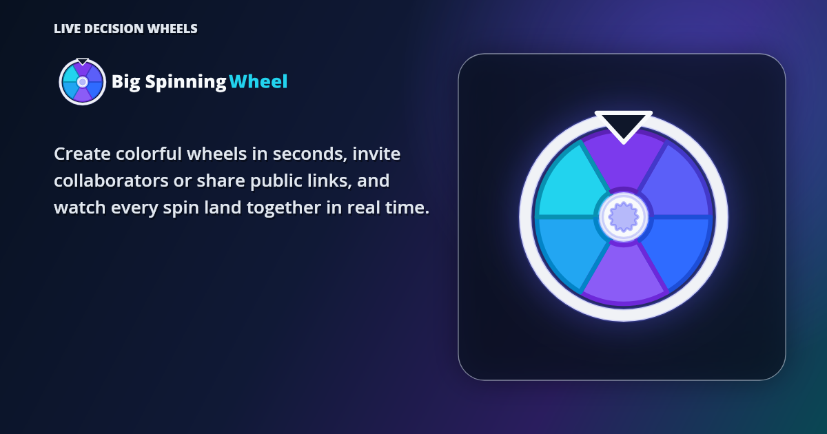 Big Spinning Wheel
